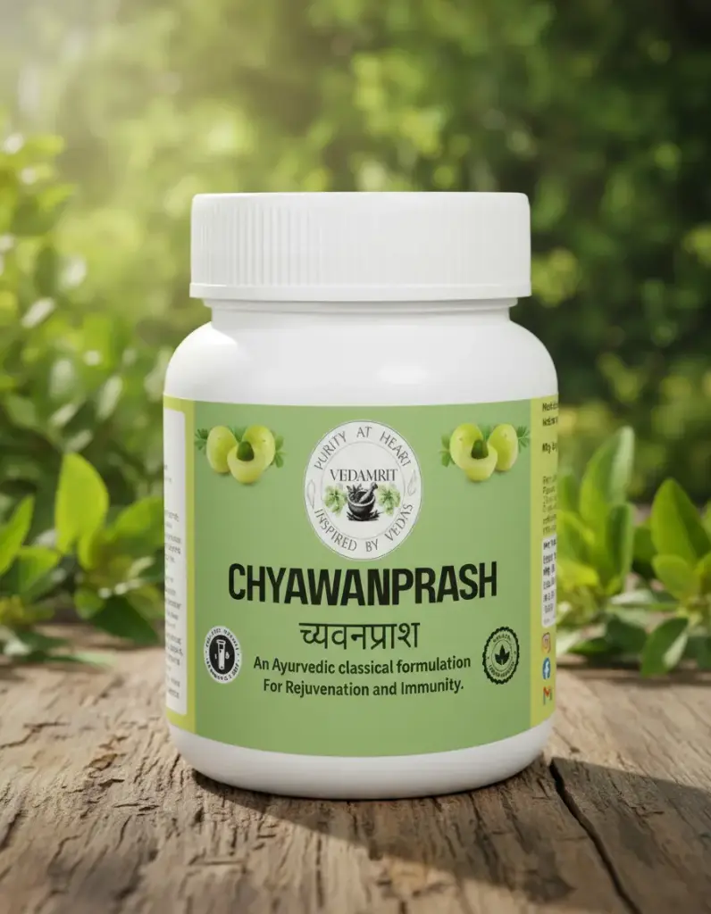 CHYAWANPRASH                                  An Ayurvedic classical formulation for rejuvenation and immunity.